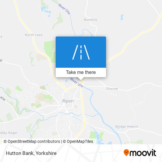 Hutton Bank map