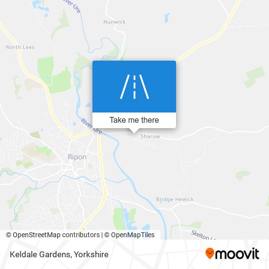 Keldale Gardens map
