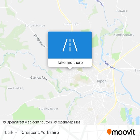 Lark Hill Crescent map
