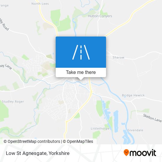 Low St Agnesgate map