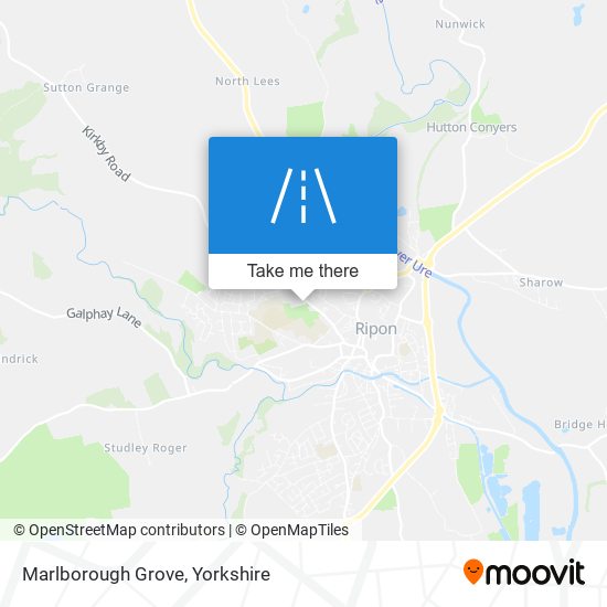 Marlborough Grove map