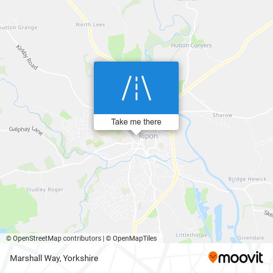 Marshall Way map