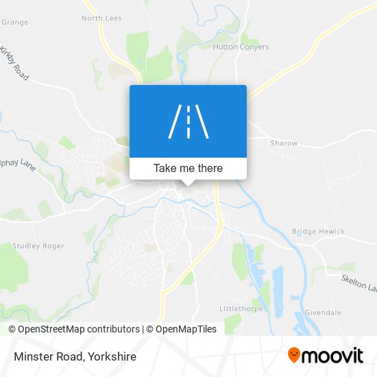 Minster Road map