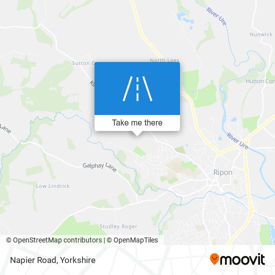 Napier Road map