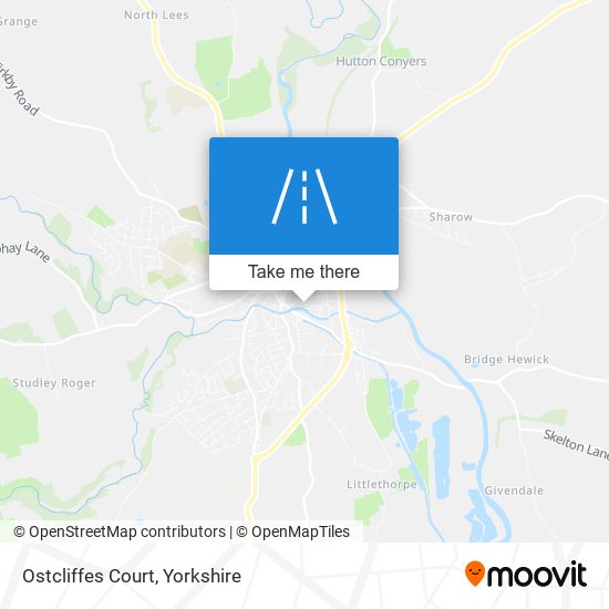 Ostcliffes Court map