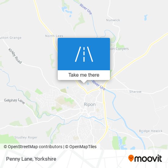 Penny Lane map