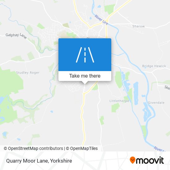 Quarry Moor Lane map