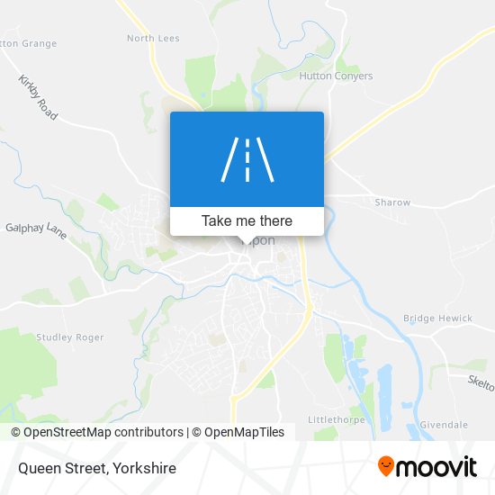 Queen Street map