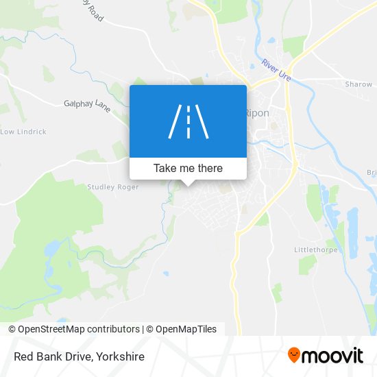 Red Bank Drive map
