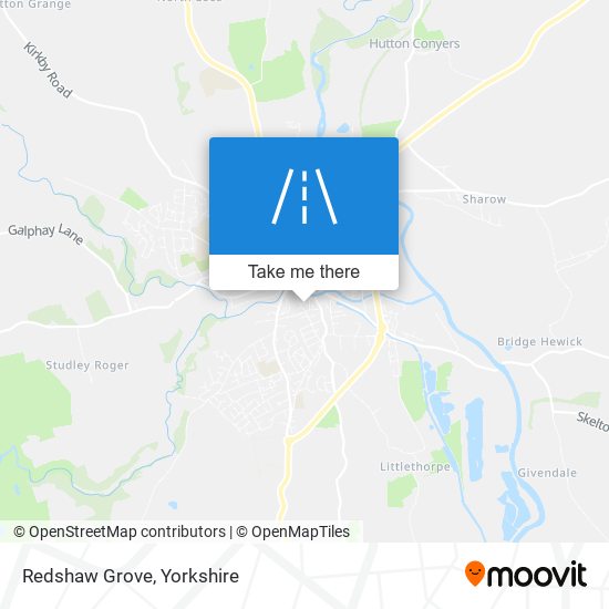 Redshaw Grove map