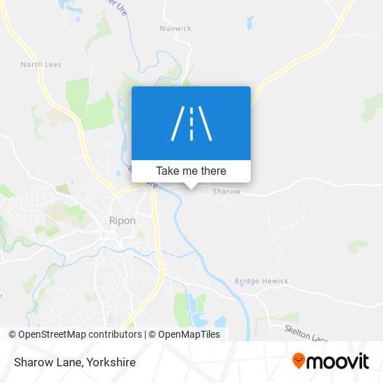 Sharow Lane map