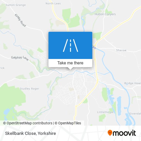 Skellbank Close map
