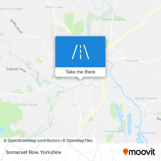 Somerset Row map