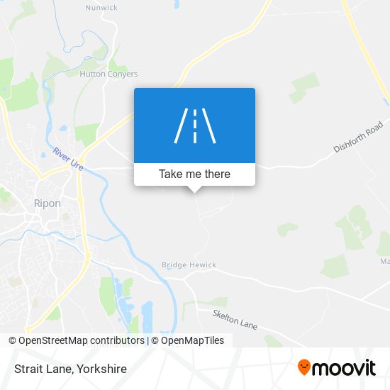 Strait Lane map