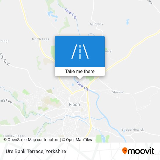 Ure Bank Terrace map