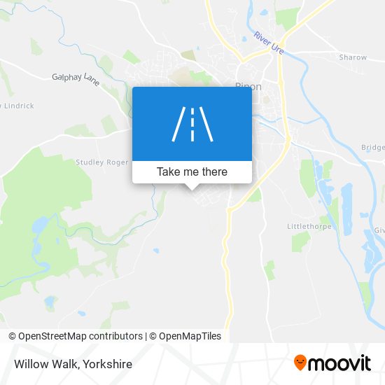 Willow Walk map