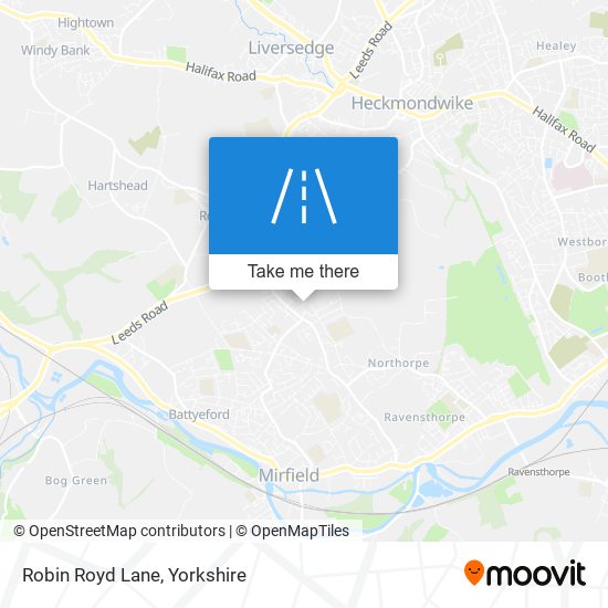 Robin Royd Lane map