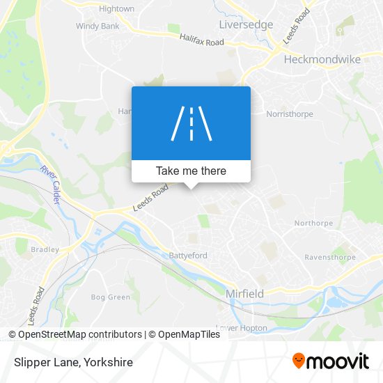 Slipper Lane map