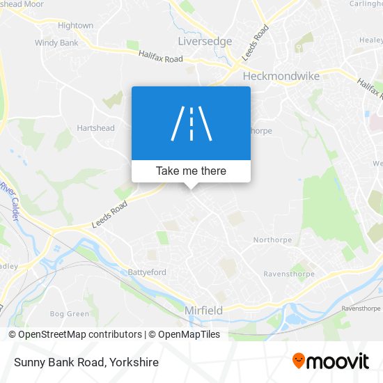 Sunny Bank Road map