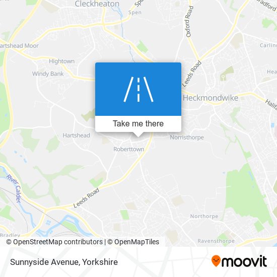 Sunnyside Avenue map
