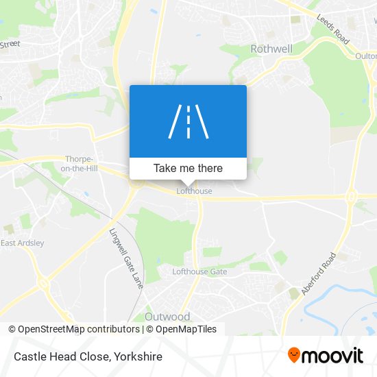 Castle Head Close map