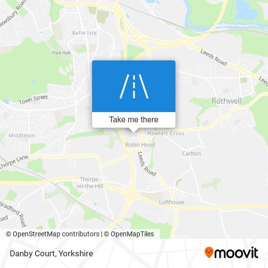 Danby Court map