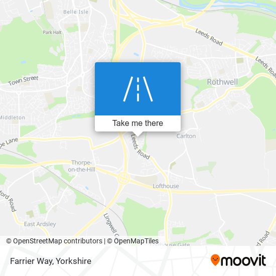 Farrier Way map