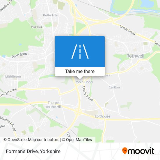 Forman's Drive map