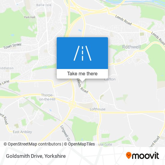 Goldsmith Drive map