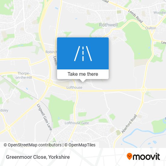 Greenmoor Close map