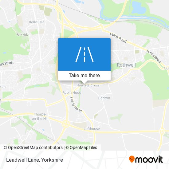 Leadwell Lane map