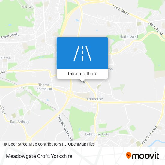 Meadowgate Croft map
