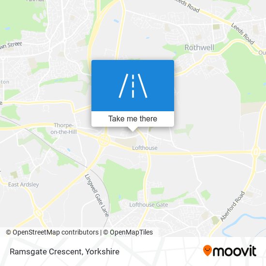 Ramsgate Crescent map