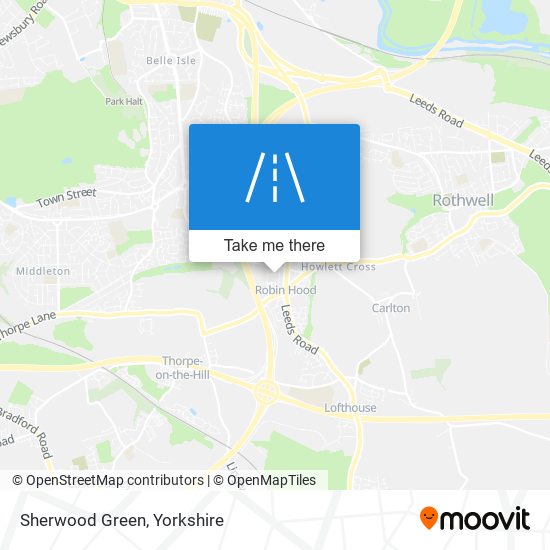 Sherwood Green map