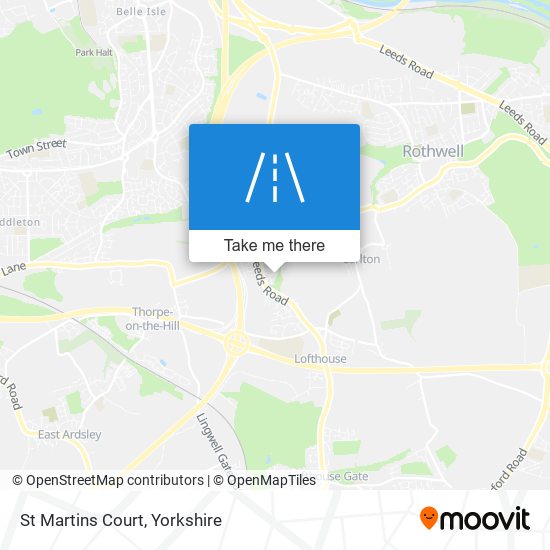 St Martins Court map