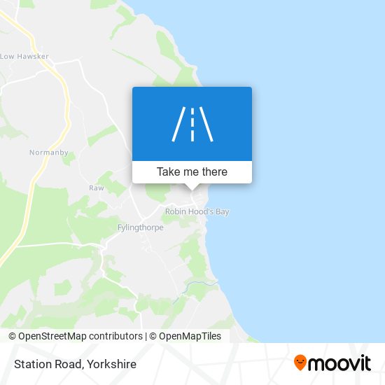Station Road map