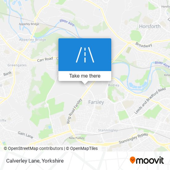 Calverley Lane map