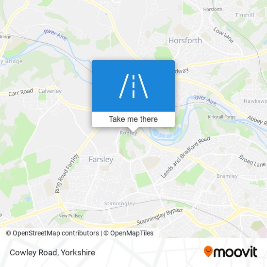 Cowley Road map