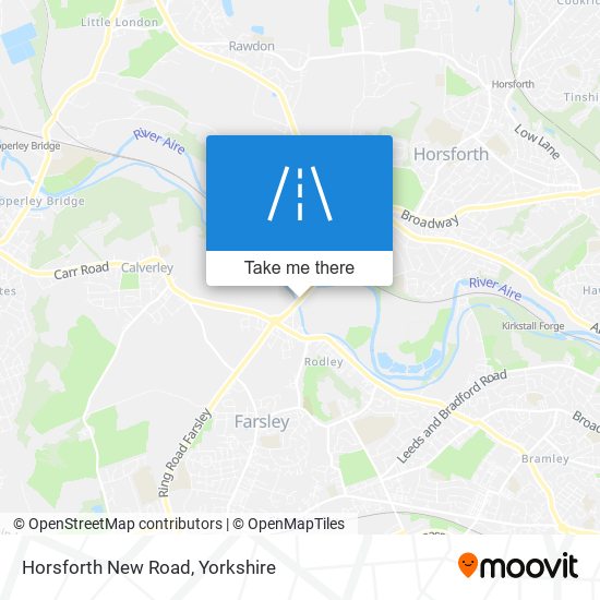 Horsforth New Road map