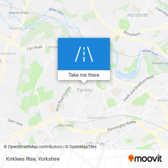 Kirklees Rise map