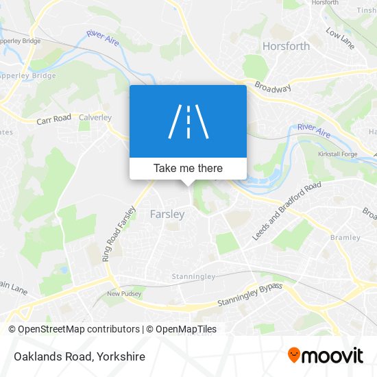 Oaklands Road map