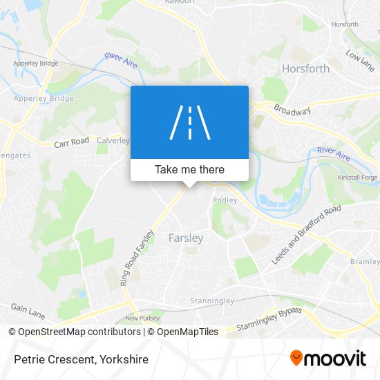 Petrie Crescent map