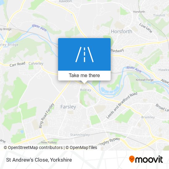 St Andrew's Close map