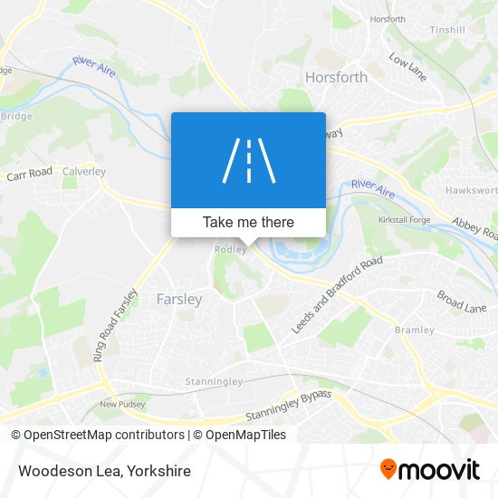 Woodeson Lea map