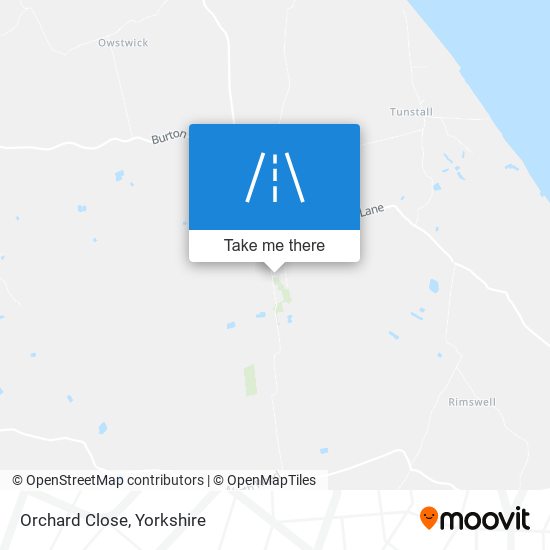 Orchard Close map