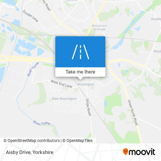 Aisby Drive map