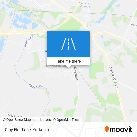 Clay Flat Lane map