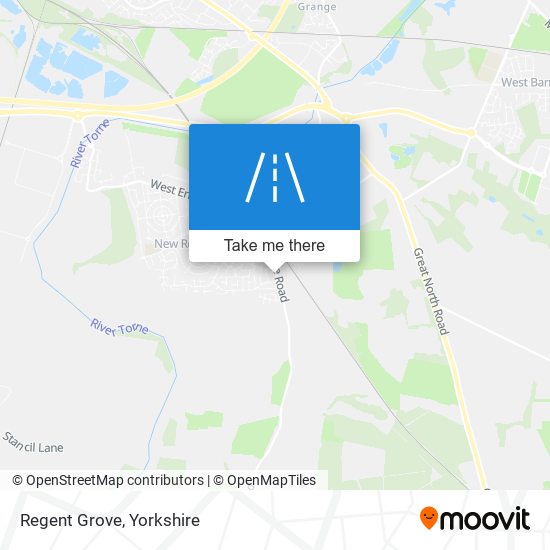 Regent Grove map