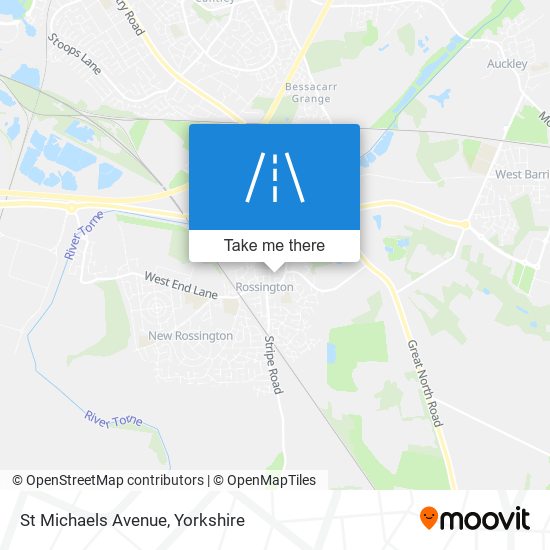 St Michaels Avenue map