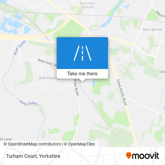 Turham Court map